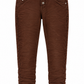 Karostar Button Jeans – schokobraun, Gr. 36-44
