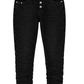 Karostar Button Jeans – schwarz, Gr. 36-44