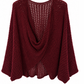 Strick-Wickelpullover bordeaux, Gr. 34-42