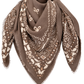 Paisley Schal coffee/creme
