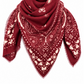Paisley bordeaux/creme