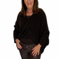 Strick-Wickelpullover schokobraun, Gr. 34-42