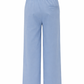 Bequeme Damenhose mit geradem Bein hellblau, Größe 36-44