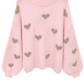 Heart Love – Kuscheliger Strickpullover,  Gr. 36-42
