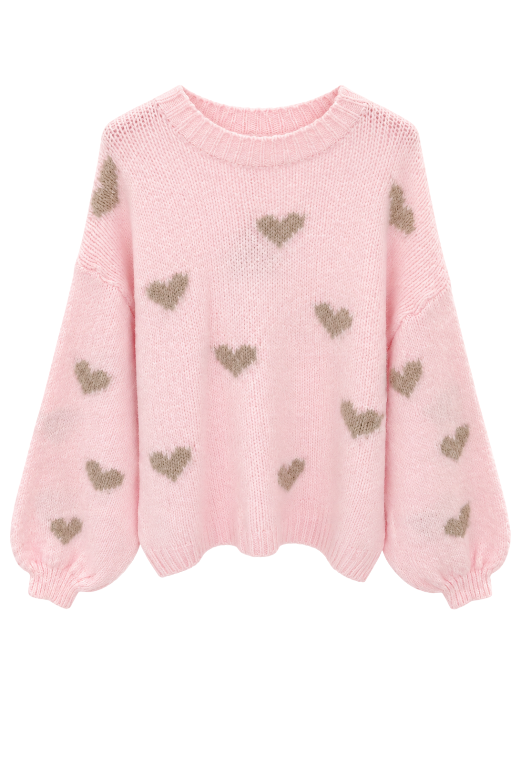 Heart Love – Kuscheliger Strickpullover,  Gr. 36-42