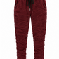 Joggpants "Soft Velour" bordeaux , Gr. 36-42