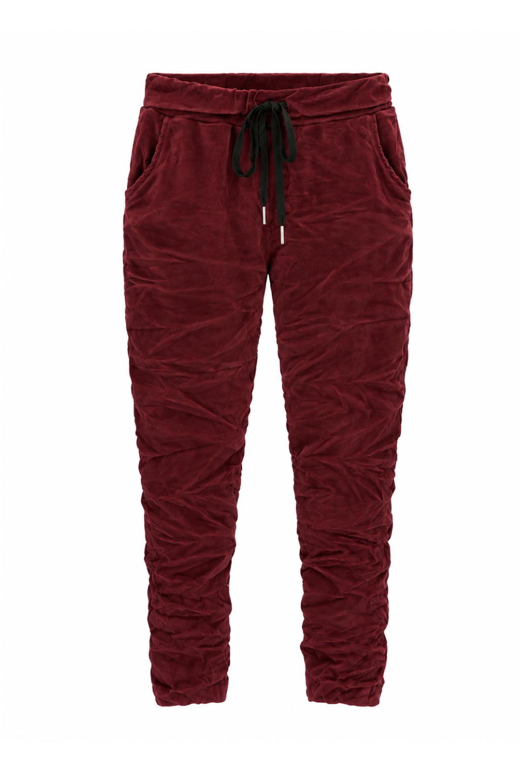 Joggpants "Soft Velour" bordeaux , Gr. 36-42