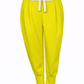 Damen Joggerpants mit Satinbund Gr. 36-42 limette