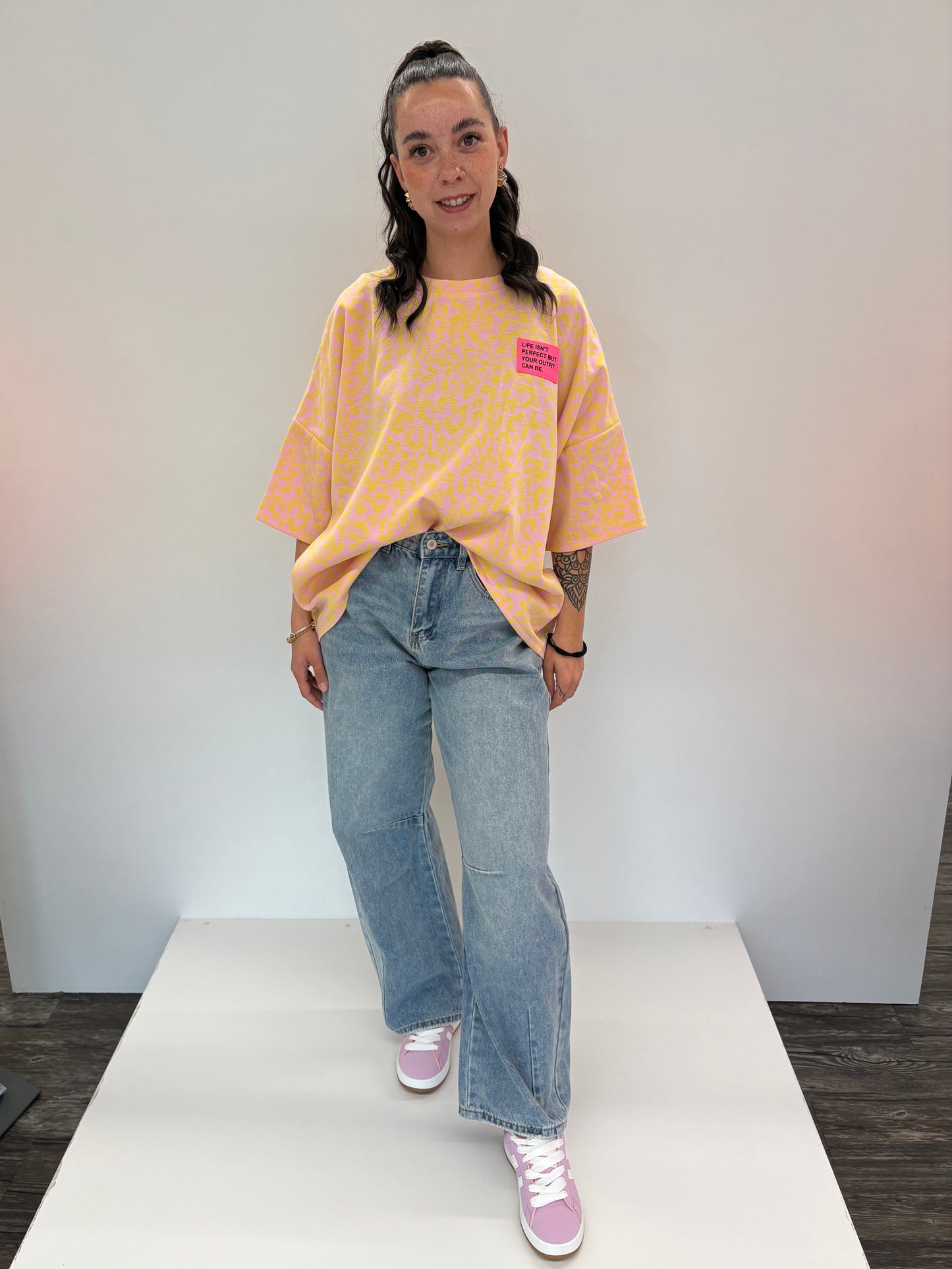 Leo Candy Shirt rosa, Gr. 38-44