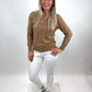 Cardigan caramel, Gr. 34-40