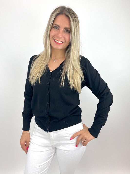 Cardigan schwarz, Gr. 34-40
