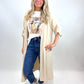 Cardigan beige, Gr. 36-42