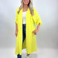 Cardigan limette , Gr. 36-42