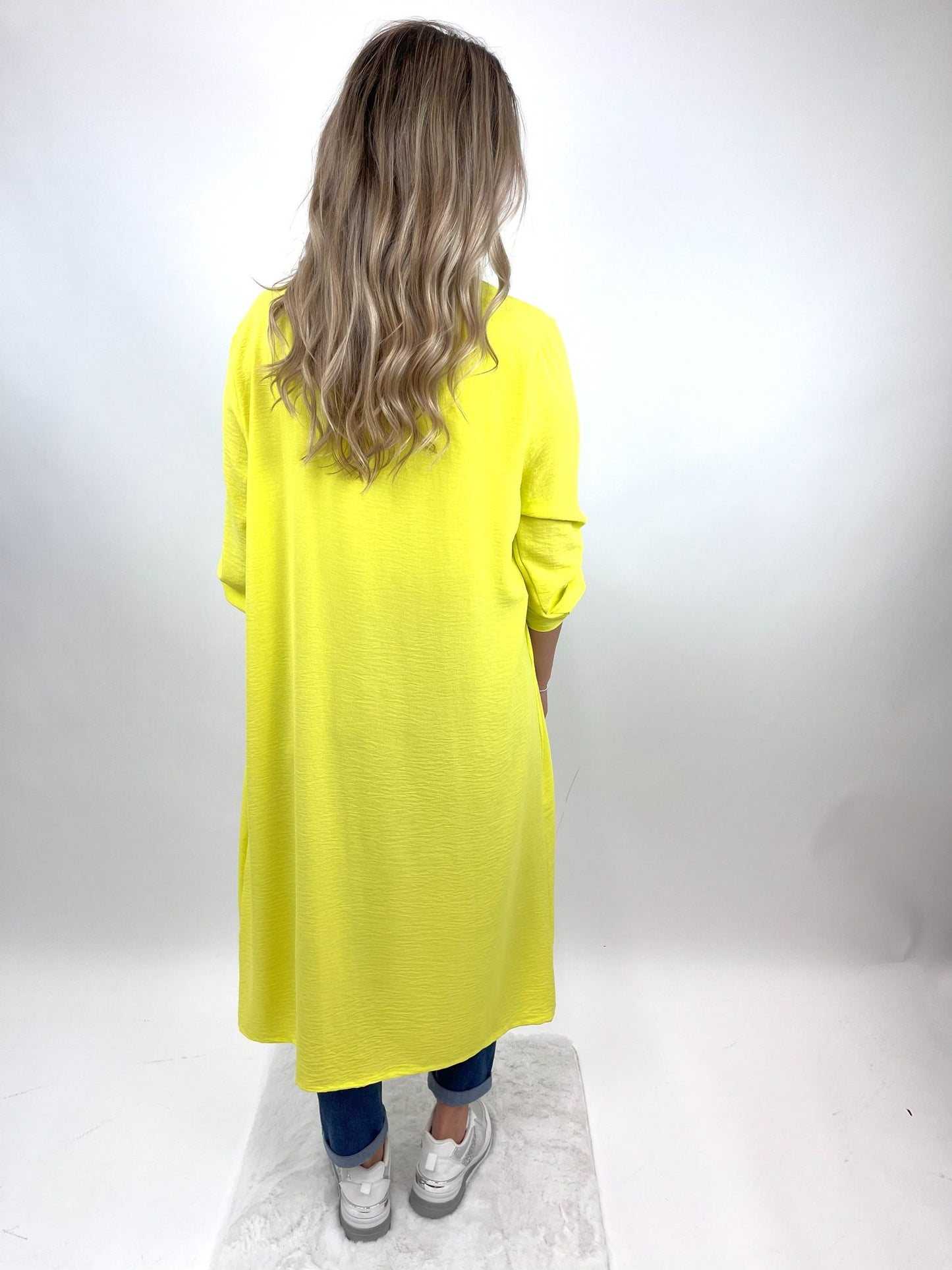 Cardigan limette , Gr. 36-42