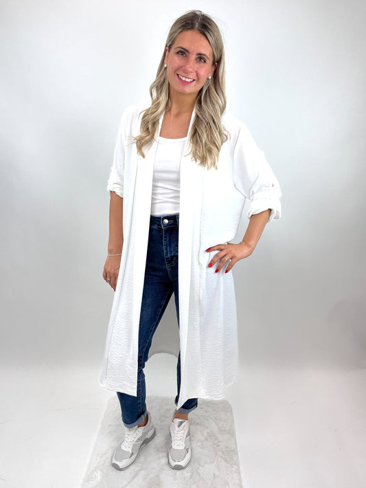 Cardigan weiß , Gr.36-42