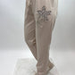 Joggerpants beige mit Blüten Gr. 36-42