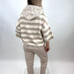 Hoodie mit Paillettenblumen,  Gr.36-44