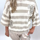 Hoodie mit Paillettenblumen,  Gr.36-44