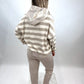 Hoodie mit Glanzkaputze , Gr. 36-44