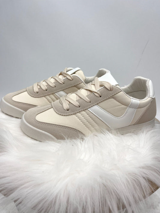 Sneaker beige/weiß , Gr. 36-41