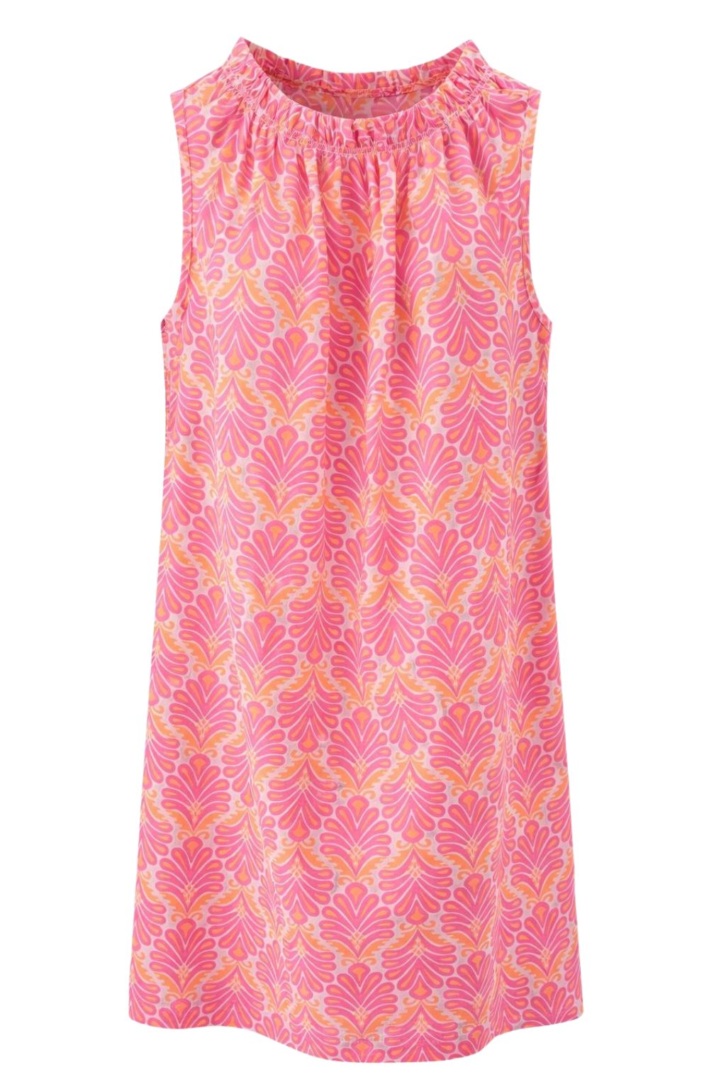 Sommerkleid Ornamente neon, Gr. 38-42