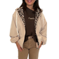 Wendejacke mit Kapuze beige, Gr. 34-42