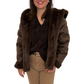 Wendejacke schokobraun, Gr. 36-42