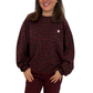 Leo Sweatshirt mit Herz bordeaux, Gr. 36-42