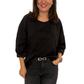 Mademoiselle Sweatshirt Butterstoff schwarz, Gr. 40-46