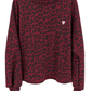 Leo Sweatshirt mit Herz bordeaux, Gr. 36-42