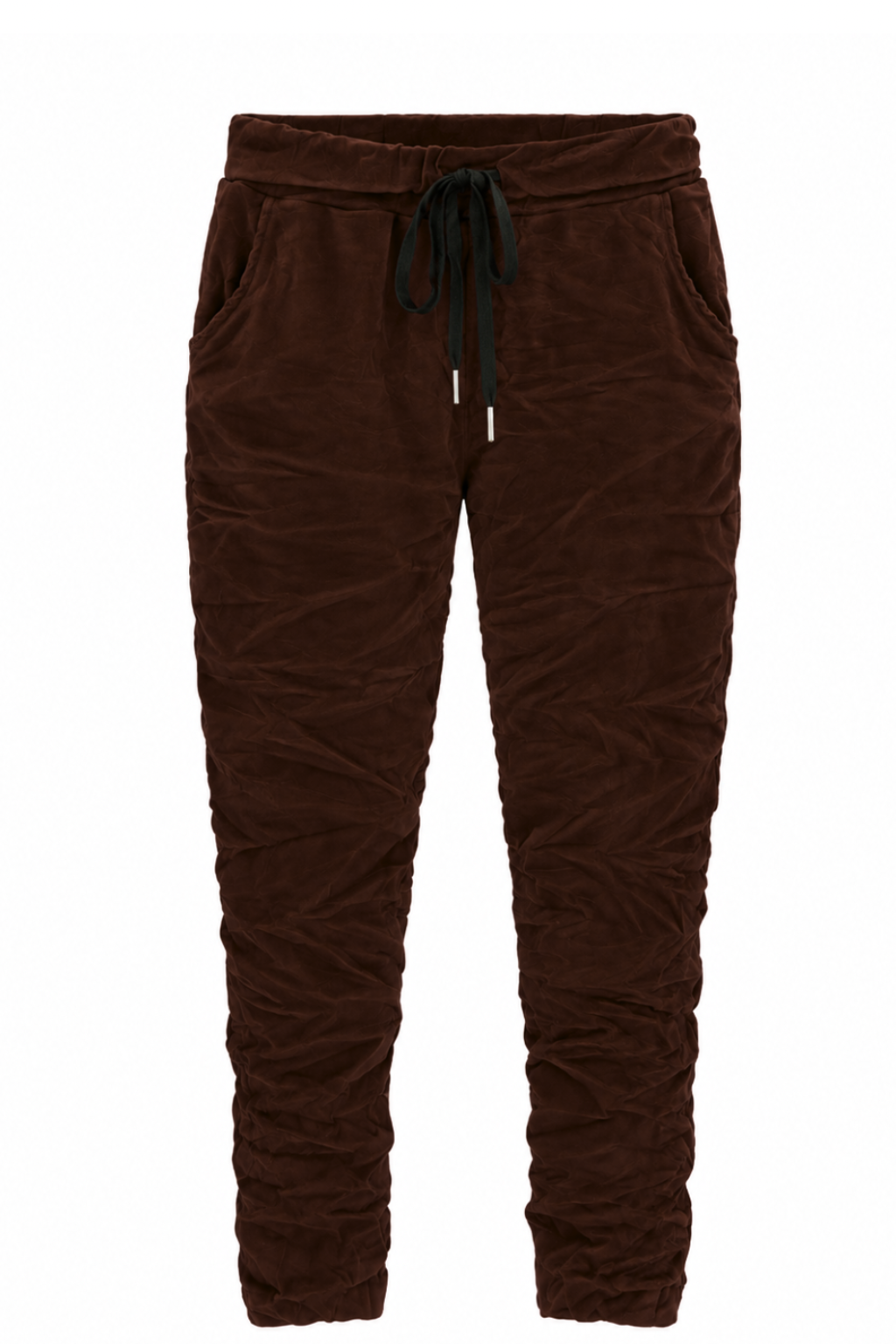 Joggpants "Soft Velour" schokobraun, Gr. 36-42