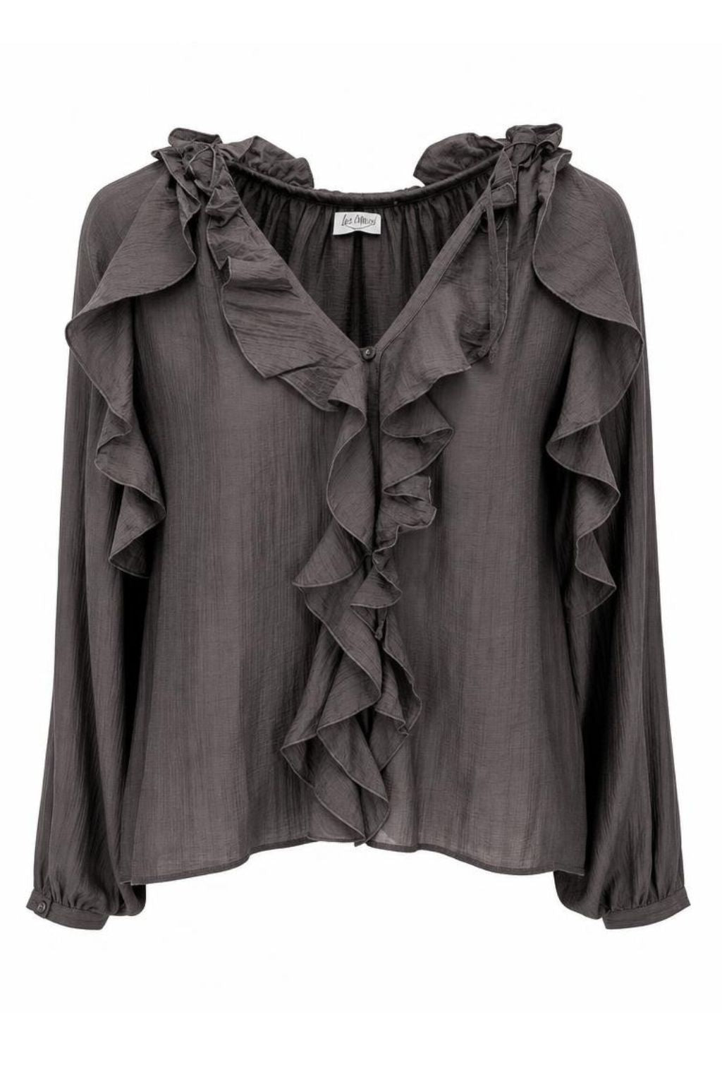 Volantbluse Elegant, Gr. 36-40