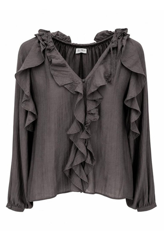 Volantbluse Elegant, Gr. 36-40