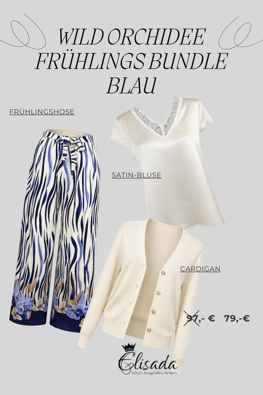 Wild-Orchidee-Frühlings-Bundle-blau