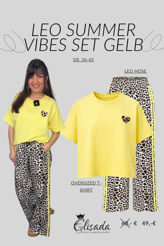 Leo Summer Vibes Set gelb, Gr. 36-42