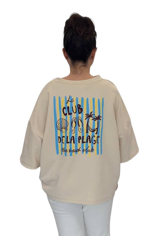 Beach Club Shirt mit Rückenprint, Gr. 38-44