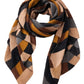 Plissee-Schal "Mila" beige