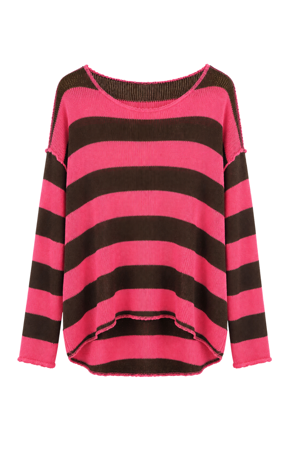 Bella Strickpullover pink/braun, Gr. 36-42