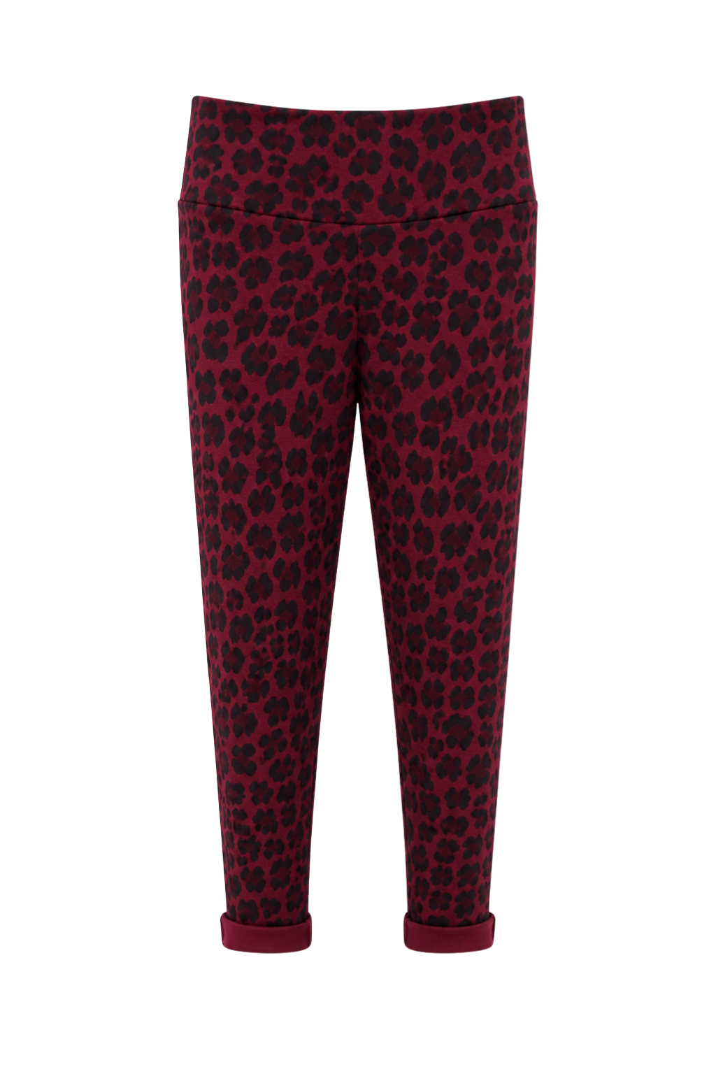 Leggins Wild Berry Leo bordeux/schwarz, Gr. 36-42