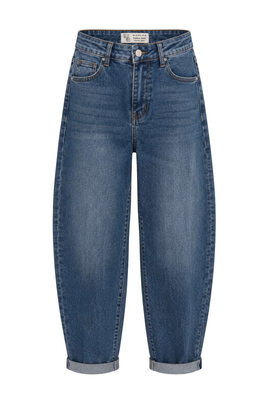 Balloon Jeans Mid Blue, Gr.  34-42