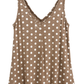 Pünktchen-Top Bella braun,  Gr. 34-38