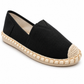 Espadrilles Slipper schwarz, Gr. 36-41