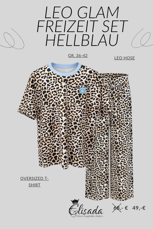 Leo Glam Freizeit Set hellblau, Gr.36-42