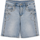 Bermuda Jeans mit Nieten-Details, Gr. 34-42