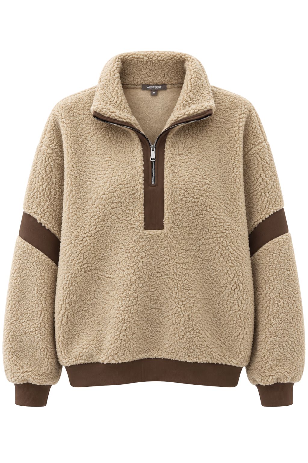 Kuschelpullover "Teddy Love" beige, Gr. 36-42