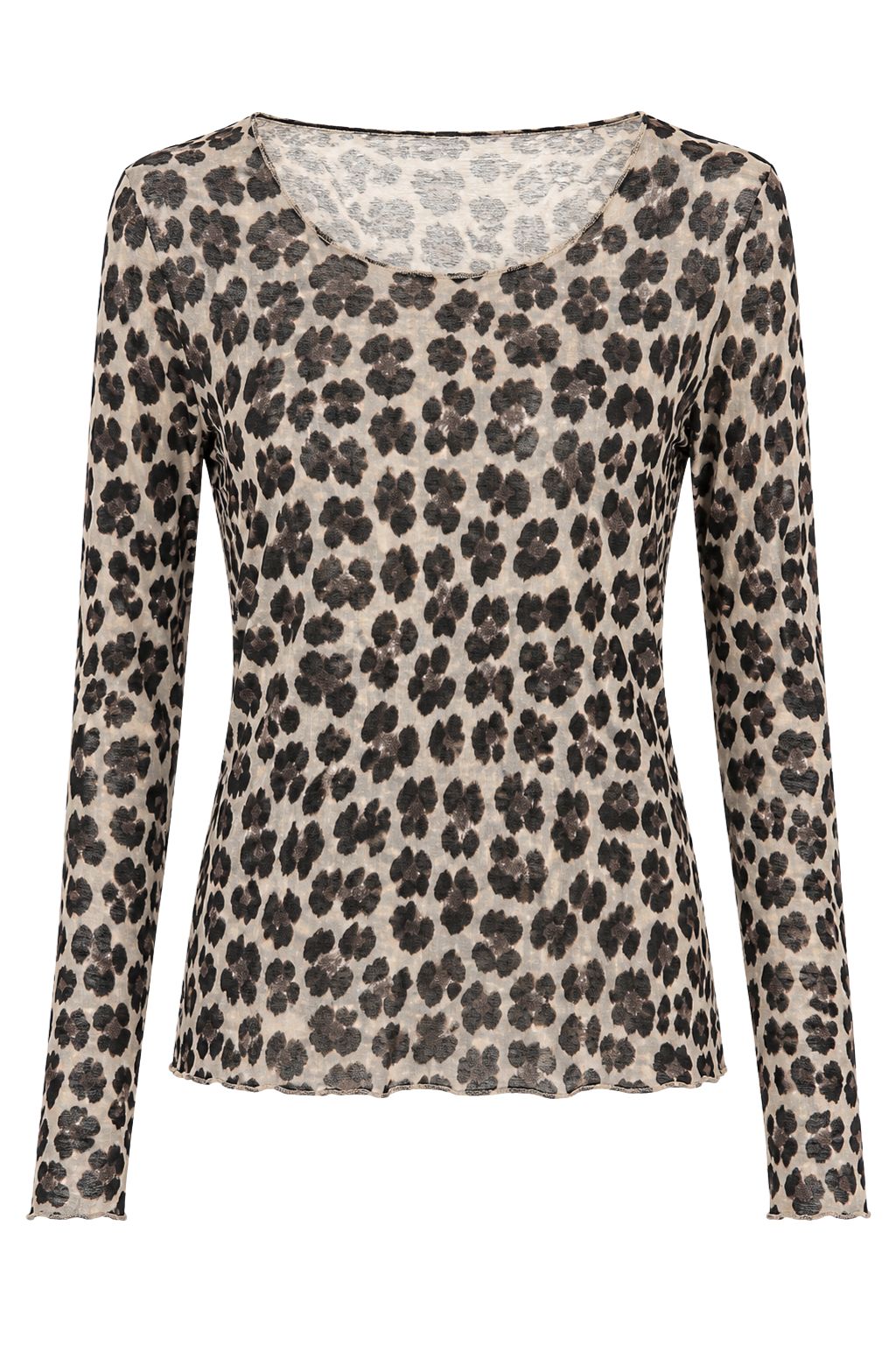 Longsleeve "Leo" beige, Gr. 34-40