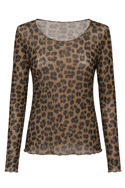 Longsleeve "Leo" braun, Gr. 34-40