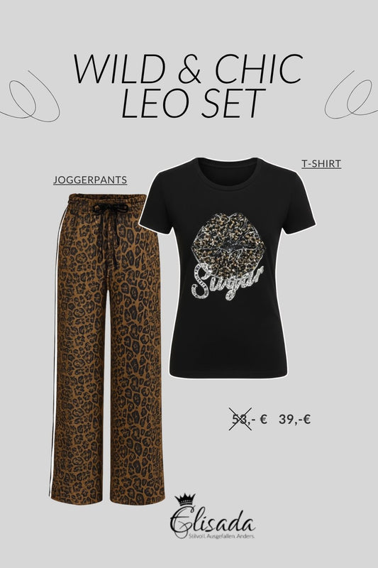 Wild-Chic-Leo-Set-Kussmund-schwarz