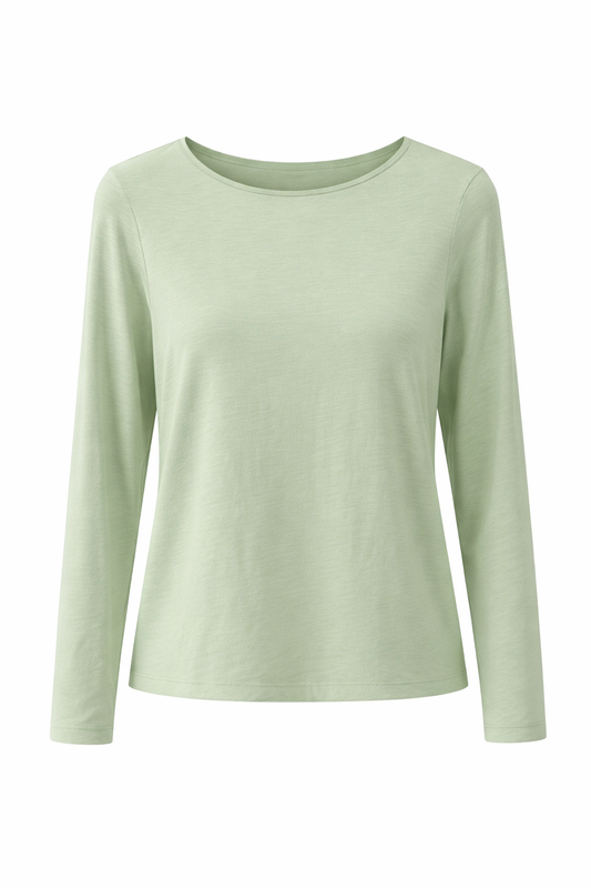 Basic-Shirt matcha, Gr. 36-40