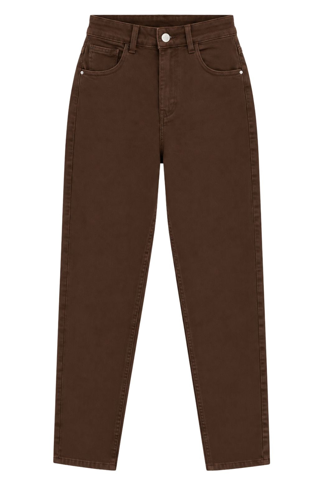 Mom-Fit Jeans Adoro schokobraun, Gr. 34-42